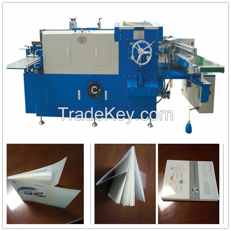 book cover folding machine zk320 flapping machine China supplier