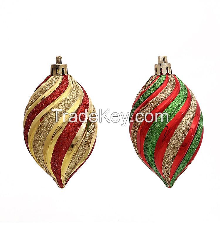 2016 Popular Spiral Pointed Christmas Hanging Decoration