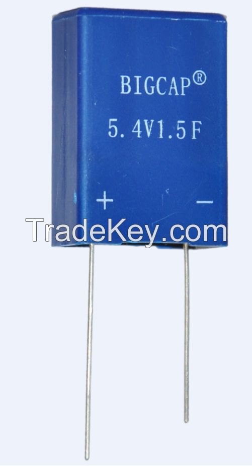 Full Seal Structure Supercapacitor, 5.5V 0.22f/0.33f/0.47f/1.0f/1.5f/2.0f/2.5f/3.0f, High Temperature and Moisture, Super Capacitor, Ultracapacitor, Edlc