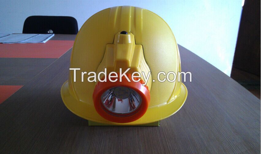 Rechargeable miners safety helmet light