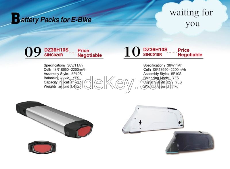 electric bicycle battery