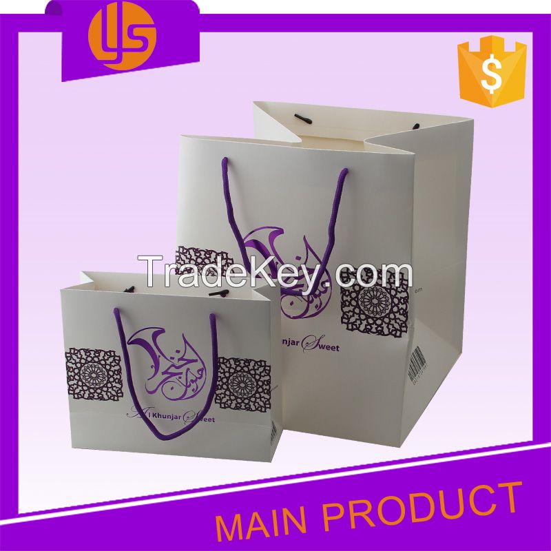 Wholesale Cheap Price Custom Luxury Full Color Paper Shopping Bag with Logo Printed