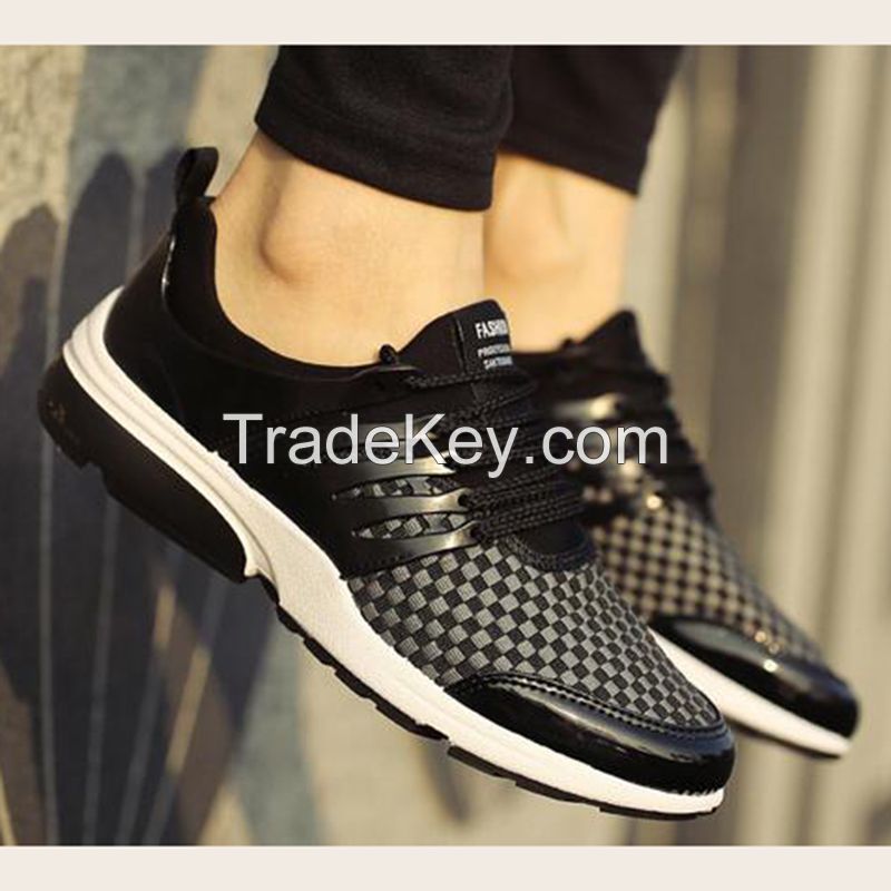 Cheapest Sneakers New Korean Fashion Breathable Mixed Colors Casual Sports Shoes Grey Black