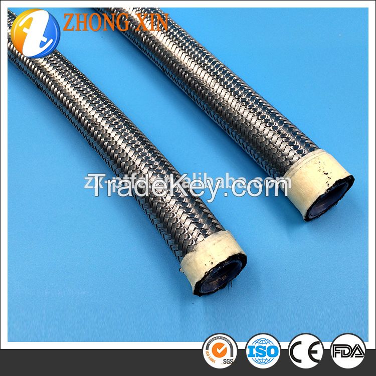 Strong high quality stainless steel teflon braided tube
