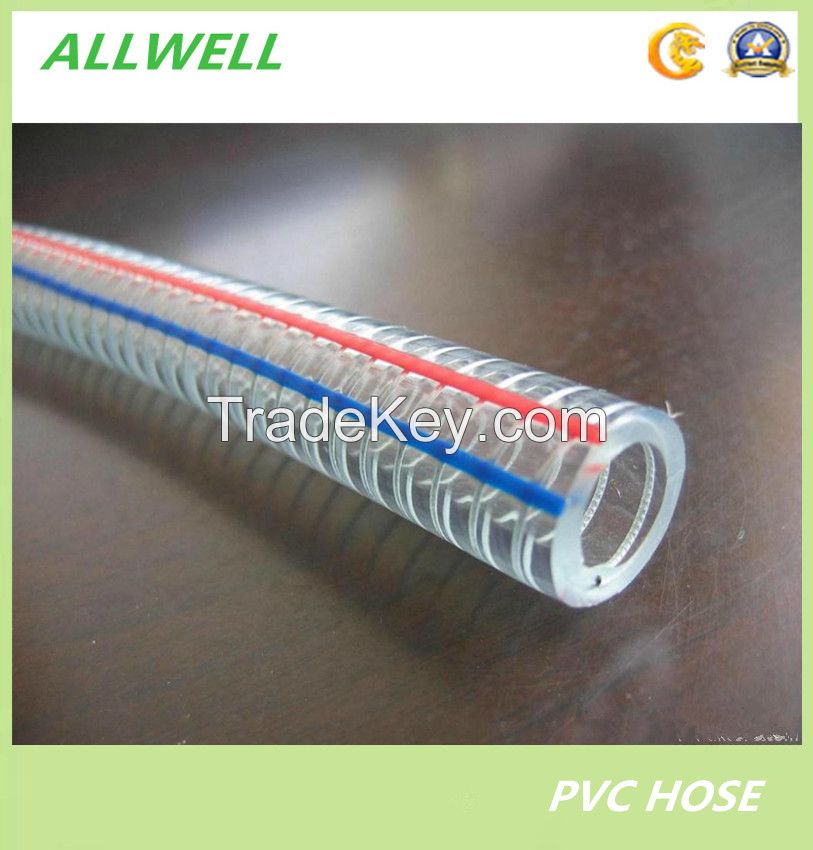 PVC Industrial Steel Wire Reinforced Water Discharge Pipe Hose