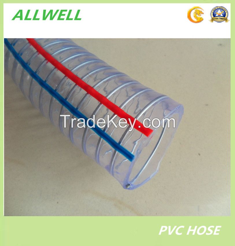 PVC Industrial Steel Wire Reinforced Water Discharge Pipe Hose