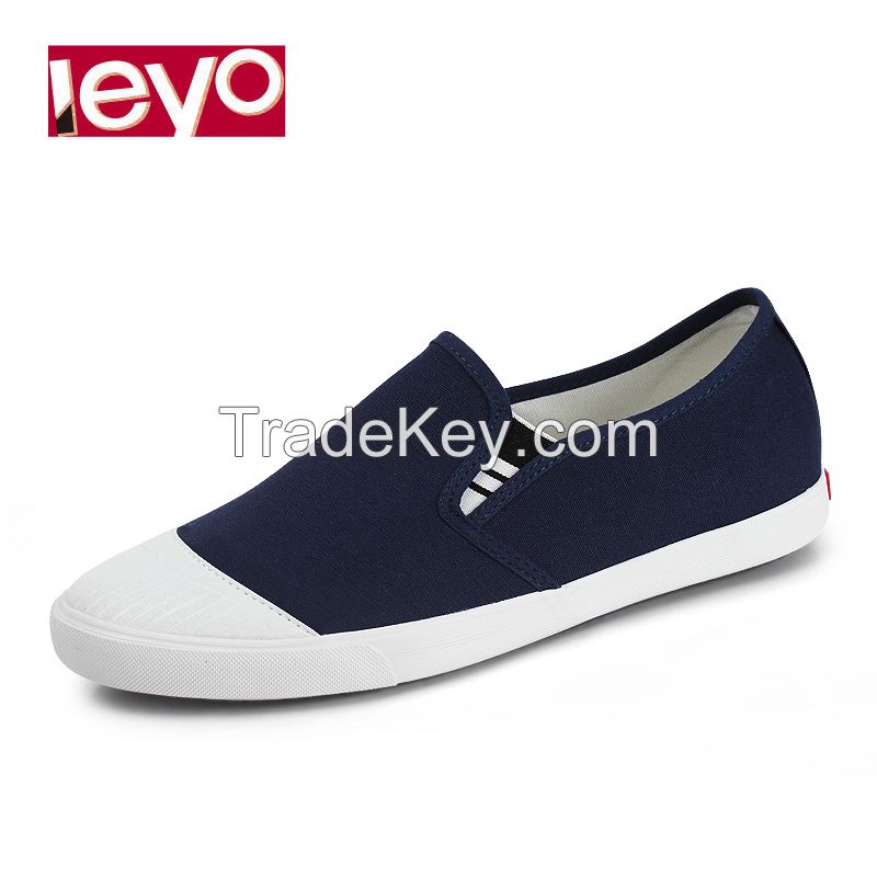 LEYO summer man shoes navy, black, white sold canvas casual shoes classic slip-on sneaker