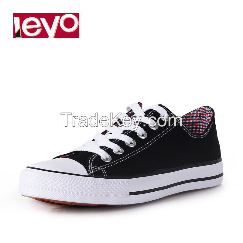 LEYO summer man shoes canvas casual shoes classic lace-up sneaker