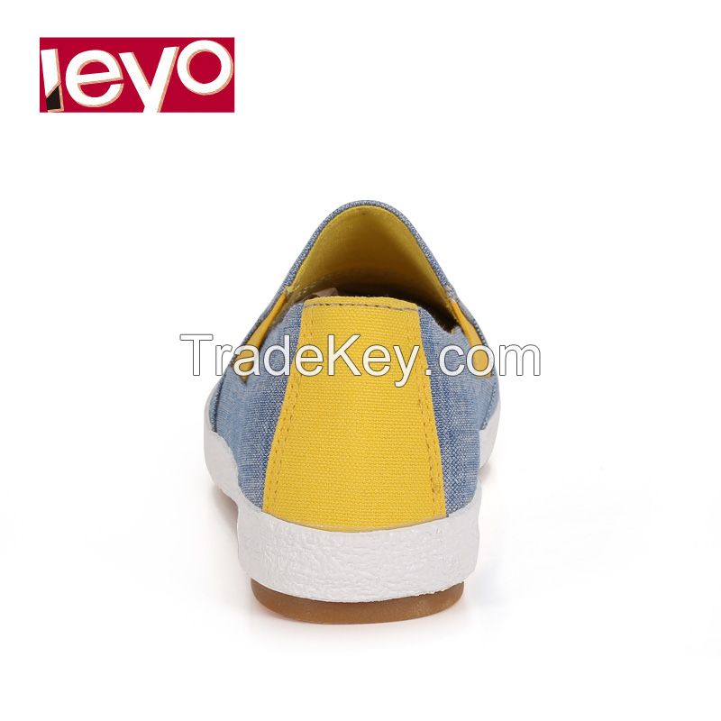 LEYO summer man shoes textile casual shoes fashion slip-on sneaker