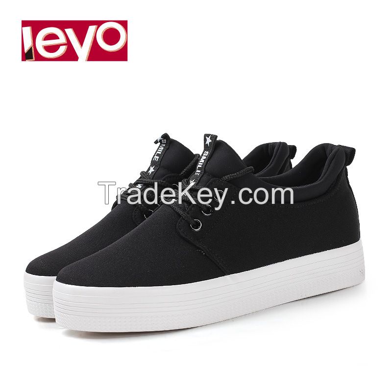 LEYO 2016 SUMMER WOMAN CASUAL SHOES CANVAS LACE-UP SNEAKER