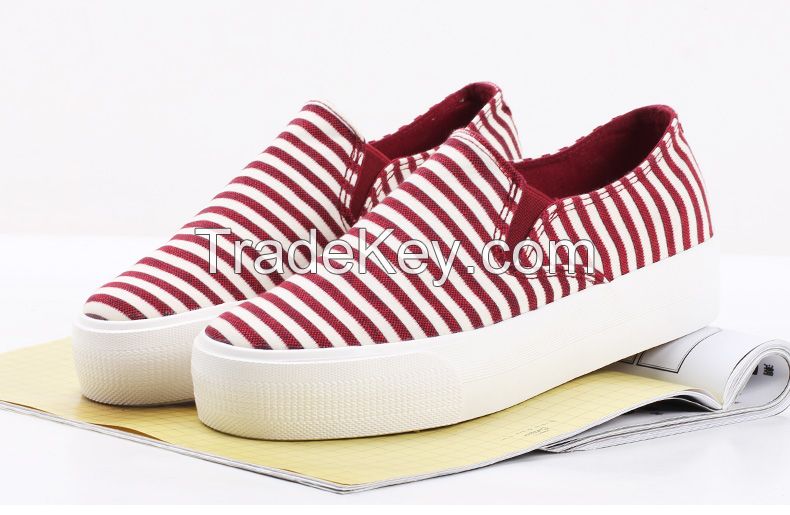 LEYO 2016 summer woman casual shoes canvas slip-on sneaker