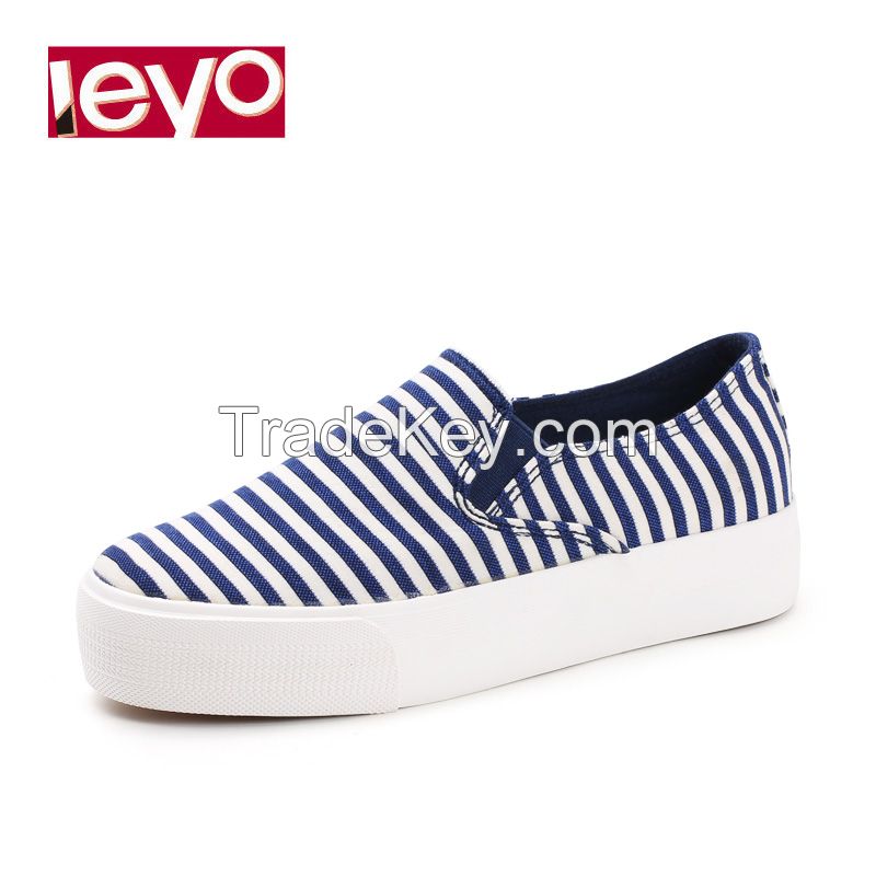 LEYO 2016 summer woman casual shoes canvas slip-on sneaker