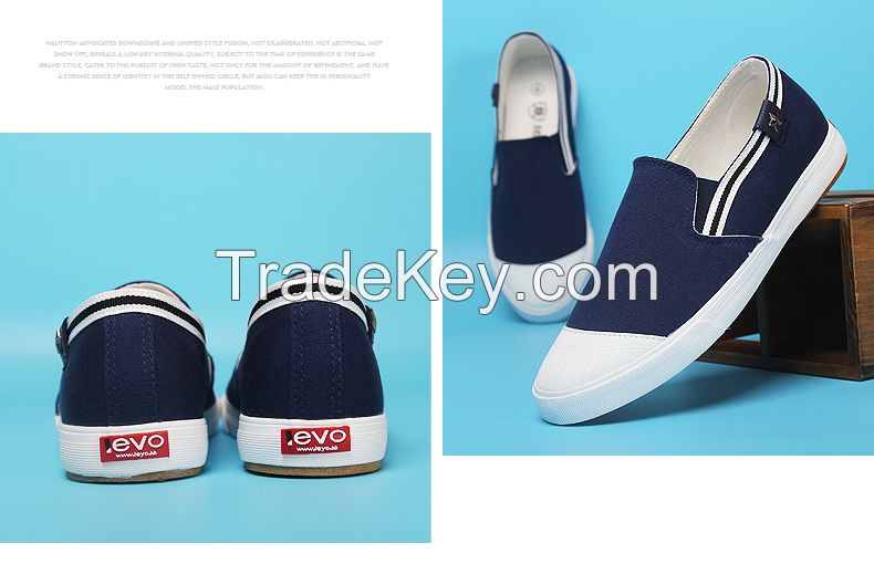 LEYO women casual shoes canvas slip-on sneaker