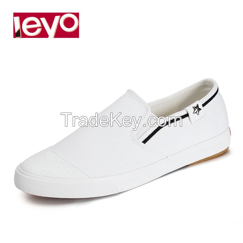 LEYO women casual shoes canvas slip-on sneaker