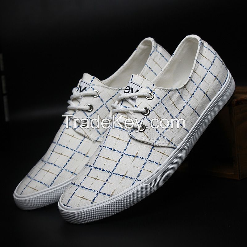 leyo 2016 summer man casual shoes canvas shoes vulcanized shoe lace-up sneaker