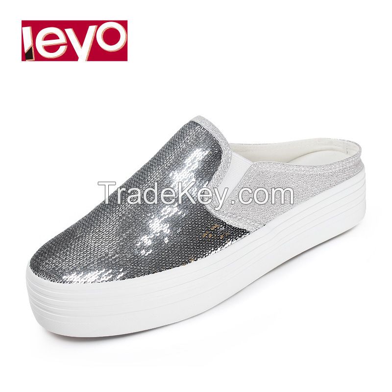 LEYO 2016 SUMMER WOMAN CASUAL SHOES PUNCH PU SLIP-ON SNEAKER