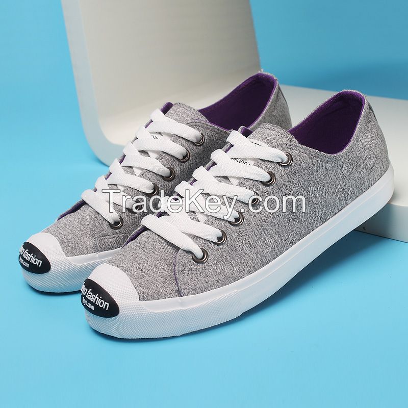 LEYO 2016 SUMMER WOMAN CASUAL SHOES CANVAS LACE-UP SNEAKER