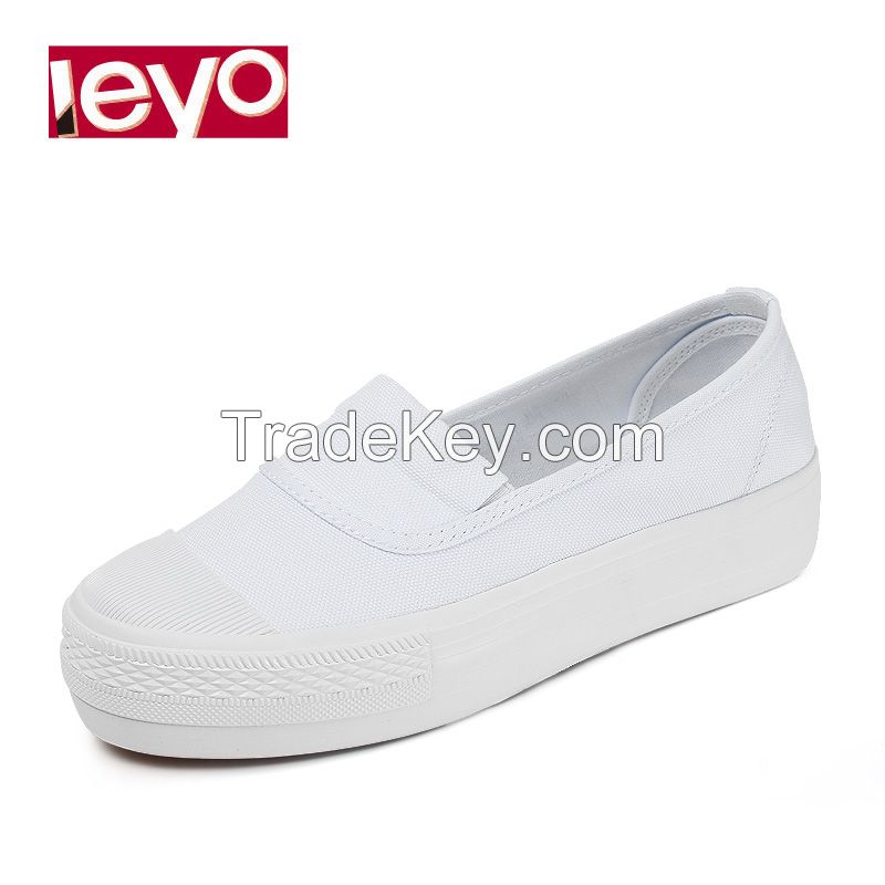 LEYO 2016 SUMMER WOMAN CASUAL SHOES WASHED CANVAS SLIP-ON SNEAKER