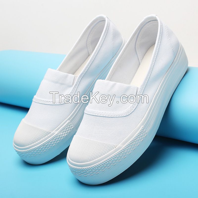 LEYO 2016 SUMMER WOMAN CASUAL SHOES WASHED CANVAS SLIP-ON SNEAKER