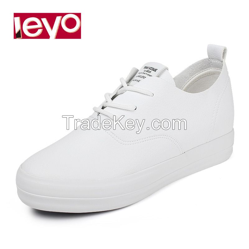 LEYO 2016 SUMMER WOMAN CASUAL SHOES  PU LACE-UP SNEAKER