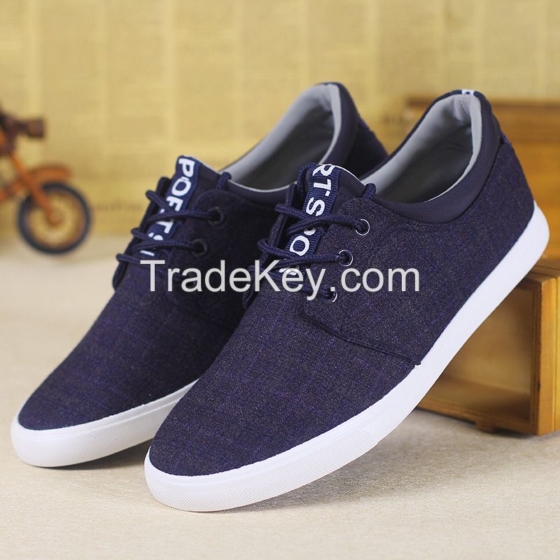 LEYO summer man shoes  black or navy color casual shoes fashion lace-up sneaker