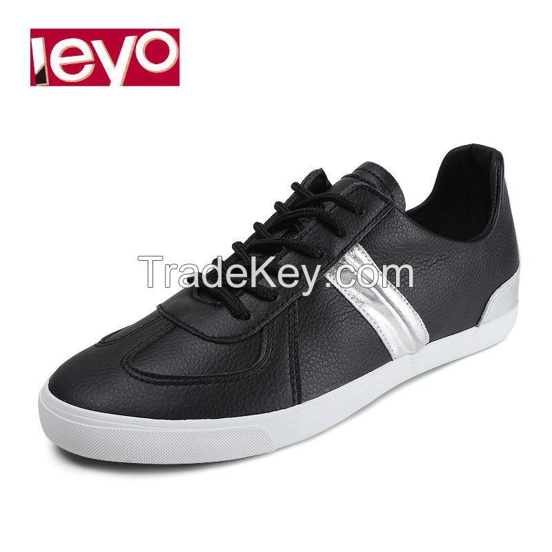 LEYO summer man shoes white black or navy color casual shoes fashion lace-up sneaker