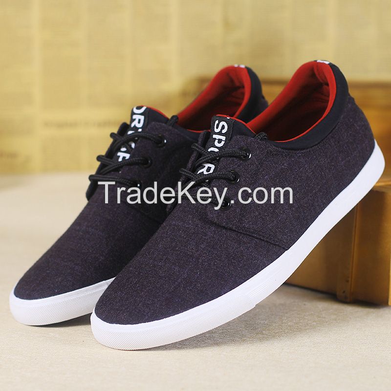 LEYO summer man shoes  black or navy color casual shoes fashion lace-up sneaker