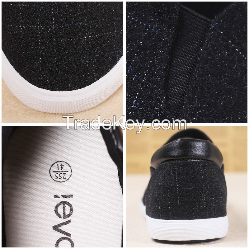 LEYO summer man shoes  black or navy color casual shoes fashion slip-on sneaker