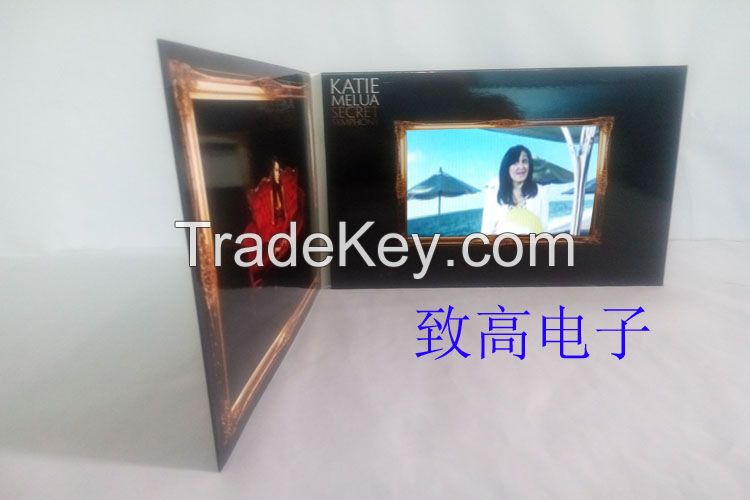 5inch LCD Vedio Advertising Card/Promotional Brochure/Greeting Card/Wedding Invitation Card