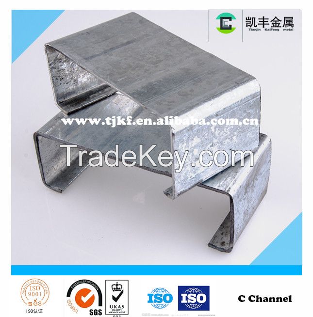 Pregalvanized C Z steel purlin for light structure buliding