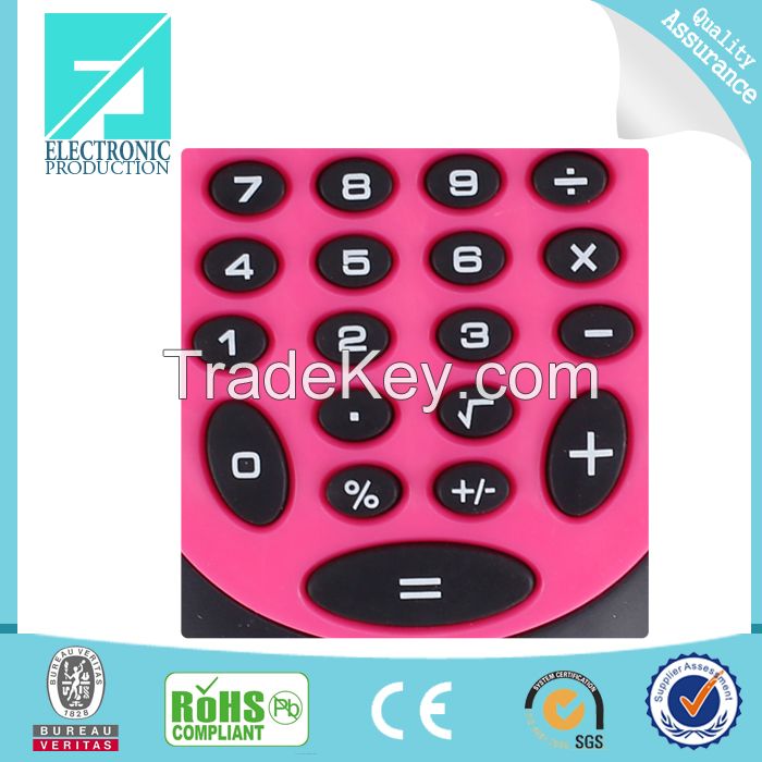 Fupu 8 Digit Plastic Calculator In Blue Color