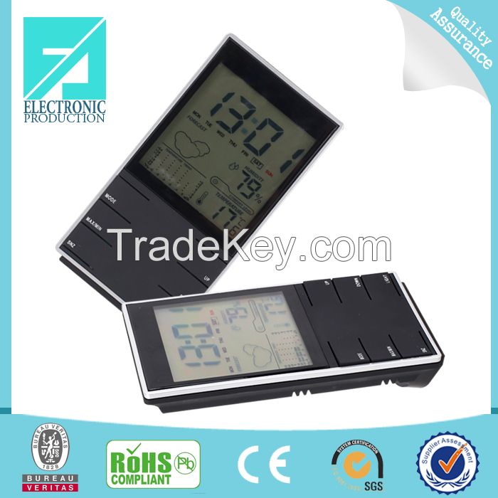 Fupu Big Lcd Display Digital Weather Station Clock,table Clock