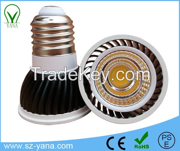 COB GU10 MR16 GU5.3 E27 3W 4W 5W 7W 80LM/W led spotlight / led spot light