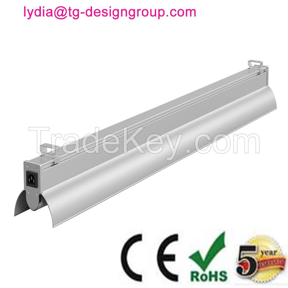 LED Tube Bracket Light to replace T8/T5 tube fixture with reflector high bay light, linear high bay, high bay tube 