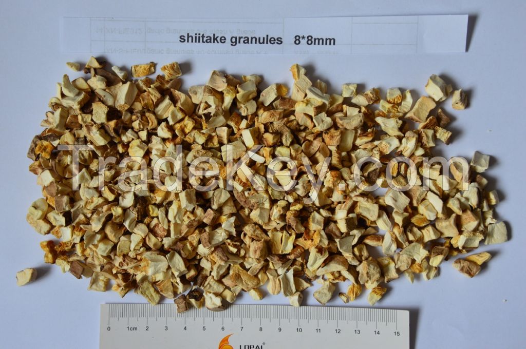 Dehydrated Shiitake granules 8*8mm