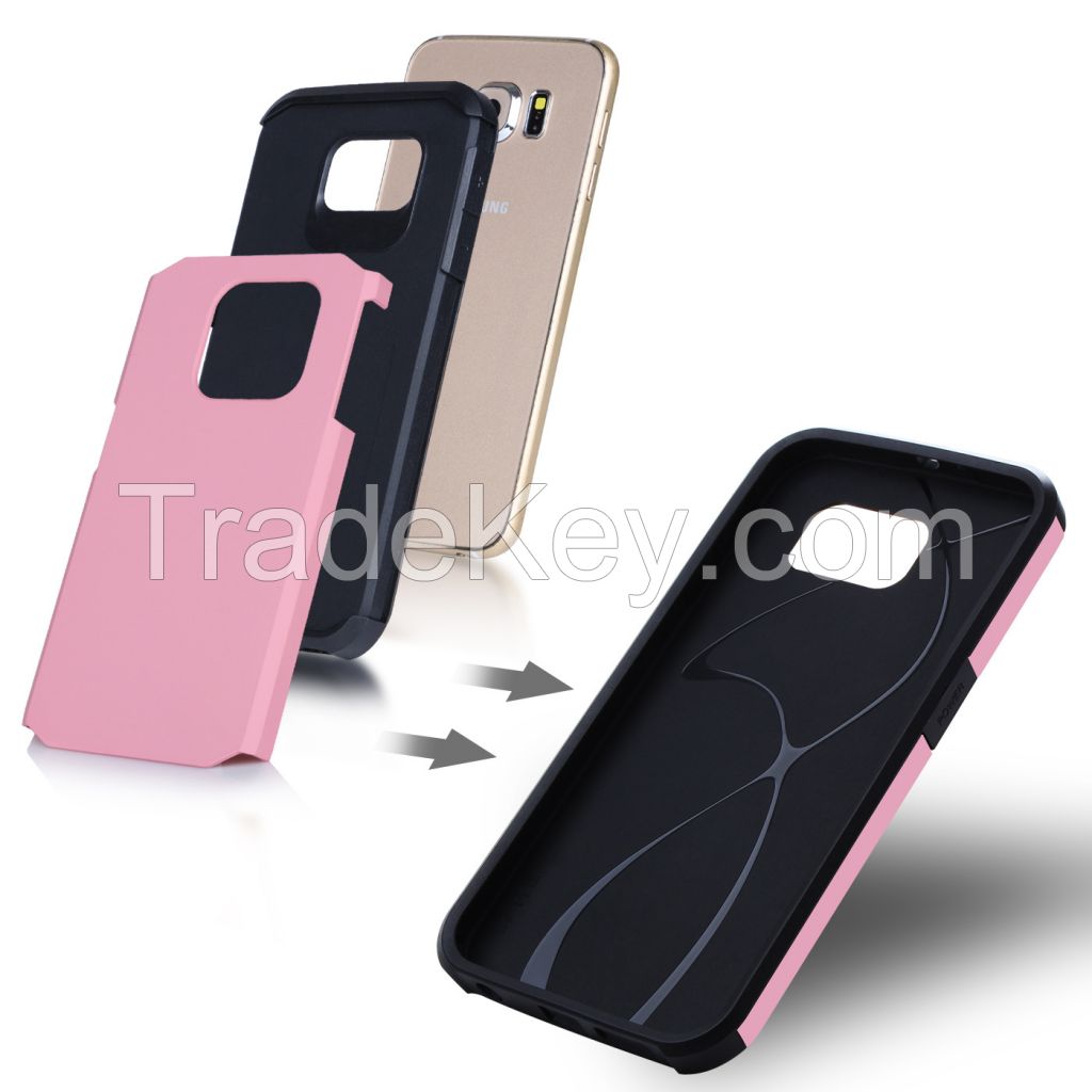2016 Hot New Arrival E-co Friendly Factory In Guangzhou TPU+PC Mobile Phone Back Cover For Samsung S7 