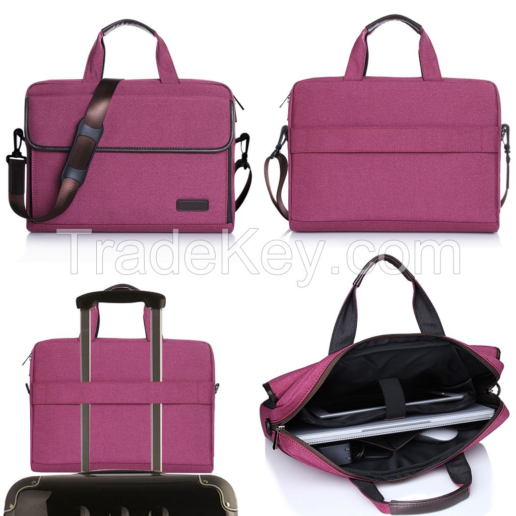 2016 With Straining Beam Shoulder Business Laptop Bag For 13.5''