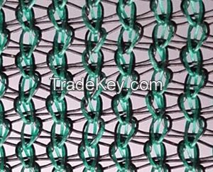 hdpe mono knitted 100gsm , 2x50m dark green  garden netting