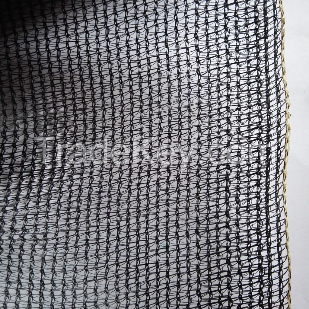 hdpe virgin material black sun shade netting