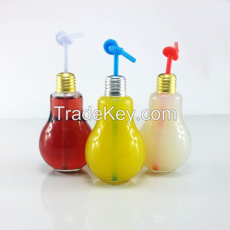 Supply bottles personality The light bulb bottles Juice bottles of apple vinegar bottle