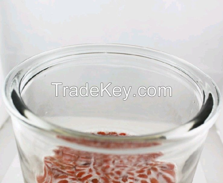 Lead free glass sealed cans of canned food packaging bottles of glass storage tank dried fruit cans