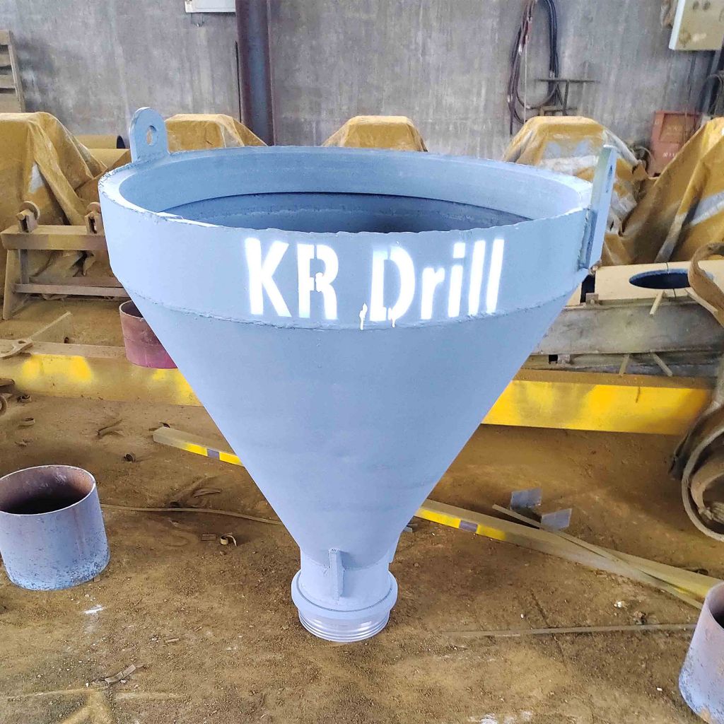Tremie pipe for piling machine