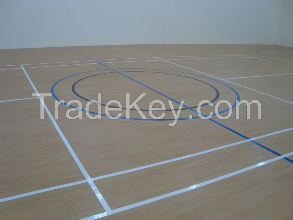 multi sport PVC floor vinyl sheet floor for indoor sports