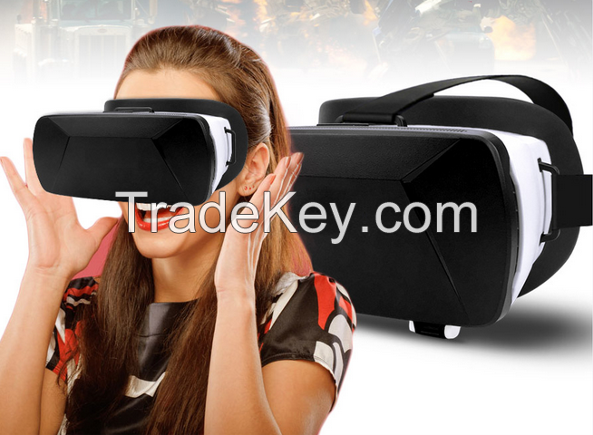 Wearable 3D VR Virtual Reality Box Glasses for Smartphones !