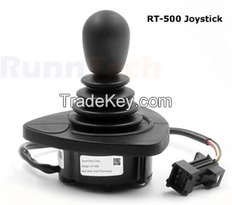 RunnTech 7919040041 Linde Joystick Self-centering forklift LLC dual axis controls Potentiometer  spring-centered single lever Load Control fingertip control of all load movements hydraulic controls forklift desplazador Carretilla controller forklift truck