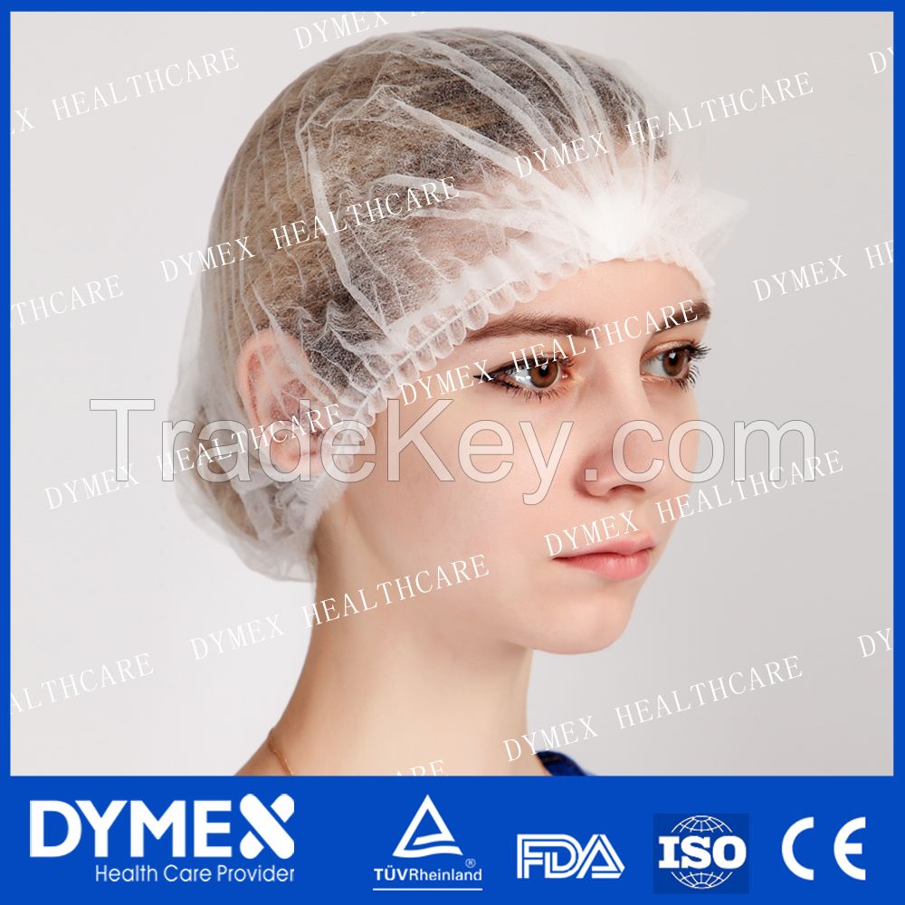 High quality medical surgical nonwoven disposable bouffant cap