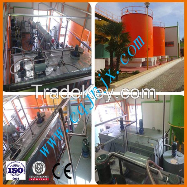 Zsa High Productive Vacuum Reduced Pressure Distillation Decompressed Distillation Used Engine Oil Recyling To Base Oil Equipment Sn150