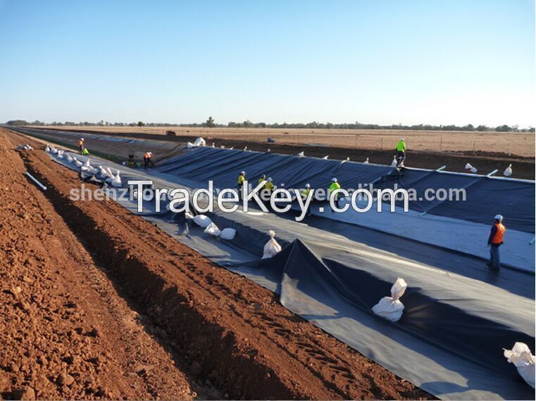 HDPE Impermeable Geomembrane for pond liner/dam liner