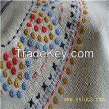 Seluca textile lace fabric embroidery sequins taping embroidery