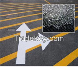 Retro reflective glass microsheres for  thermoplastic pavement marking